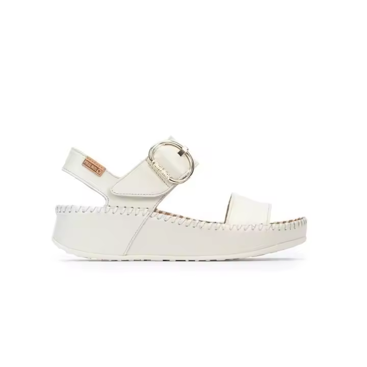 Sandalias Planas Mujer Pikolinos W1C-0709 Beig - 1