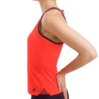 Camiseta de Tirantes Adidas Club Tank Mujer Roja - details 2