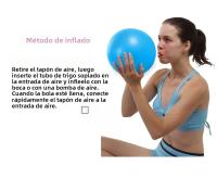 Bola De Yoga Pilates Explosiva Para Ejercicio De Gimnasia Y Fitness Mini Bola De Equilibrio Para Entrenamiento Interior Mejora El Core - details 2