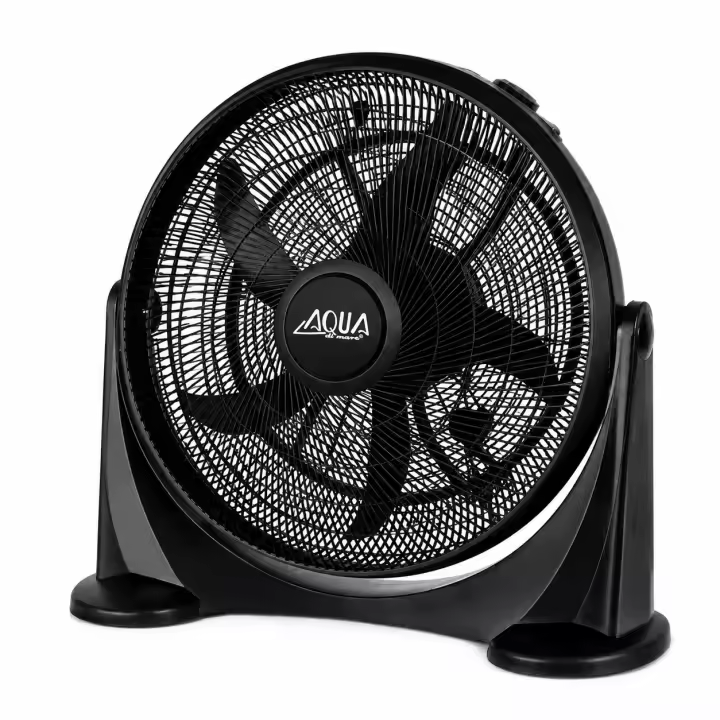 Ventilador Box Fan AQUA 20 Pulgadas 90W Turbo Force Power | Circulador de Aire Silencioso | 3 Velocidades | Cabezal Inclinable | Bajo Consumo Eco Silence | Ventilador de Suelo para Hogar, Oficina y Comercio - 1