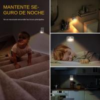 Lámpara Nocturna LED Con Sensor De Movimiento EU Plug 220V Para Casa Aisle WC Pasillo Escalera Cocina Dormitorio Luz Nocturna - details 14