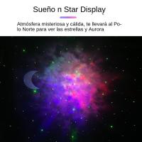Proyector De Estrellas WiFi Control APP Bluetooth Luz Nocturna Aurora Para Decoración De Dormitorio Lámpara De Ambiente LED Incluida - details 2