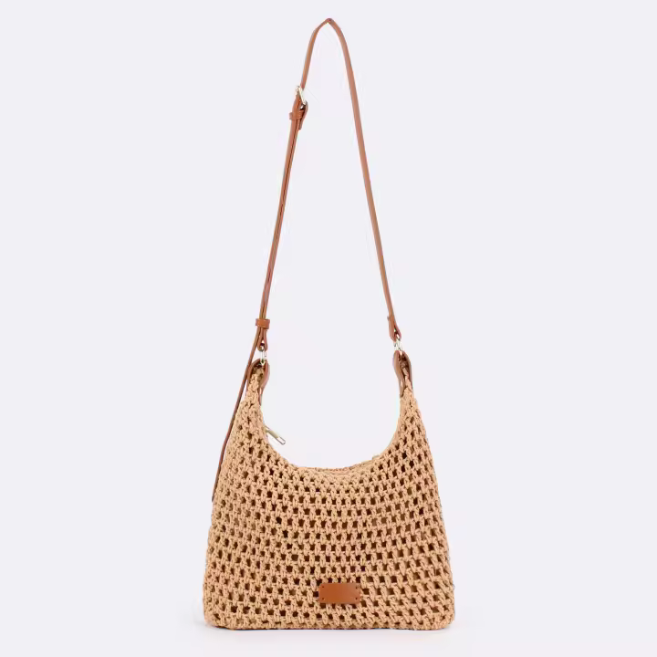 MOV Bolso tejido elegante, minimalista y único, ideal para uso diario informal, vacaciones en la playa y como bolso de mujer de alta gama. - 1