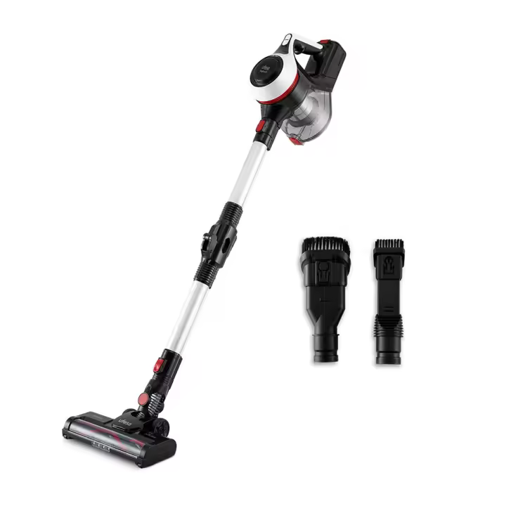 Ufesa - Aspirador escoba Inspire U3 Digital 22.2V sin cable, potencia 150W y succión ≥12KPa, 40 min autonomía, cepillo motorizado con luz y 2 velocidades, depósito 0,8L, ideal para suelos duros y alfombras - 1