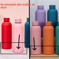 Botella Aislada De Acero Inoxidable 750ml Con Tapa Juguete De Café Frío Portátil Para Conducción Viaje Hogar Capacidad Grande - details 0
