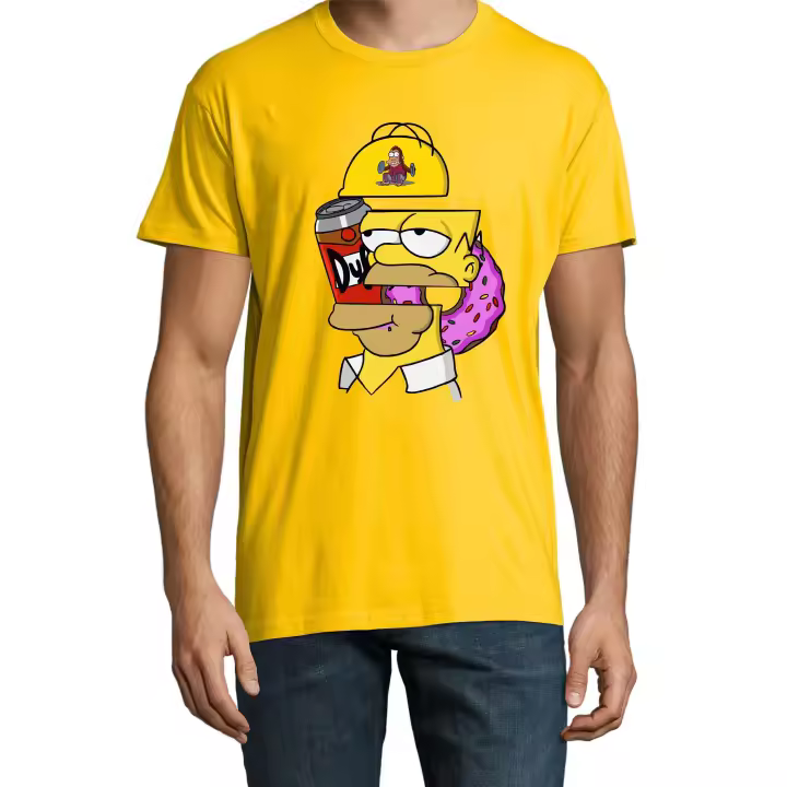Camiseta Cerebro Homer - Series de TV - Personajes - algodón unisex - 1