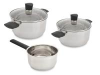 MAXHOME-Kinvara Bateria cocina 5 pzs acero - details 0