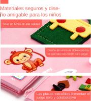 Libro De Actividades Montessori Para Bebés Juguetes Educativos Portátiles Fomentan Los Habilidades De Mano-Eje Para Niños De 3-6 Años - details 17