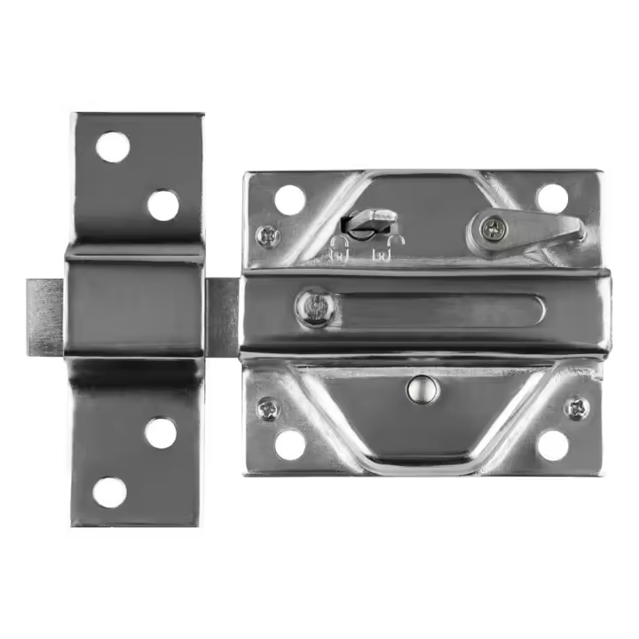 Cerrojo de Seguridad HANDLOCK 85mm con Llave Serreta o de Puntos – Disponible en Dorado o Cromado - 1