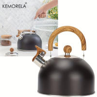 Kettle De Acero Inoxidable 2.5L Con Mango Resistente Al Calor Para Camping Al Aire Libre Apto Para Estufa De Gas Y Inducción - details 3