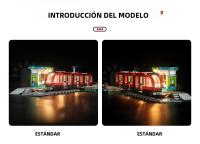 Set De Bloques De Construcción Downtown Streetcar Y Estación Con Luz LED Brick Bling 60423 Accesorios De Iluminación Para Jóvenes Y Adultos - details 2
