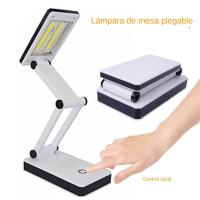 Lámpara De Lectura Plegable Portátil Con Control Táctil Y Regulación De Brillo Luz De Escritorio USB/Batería Para Ojos Cuidado - details 1