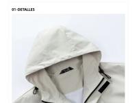 Chaqueta De Senderismo Impermeable Para Mujer Chaqueta Deportiva a Prueba De Viento Con Capucha Chaqueta De Rodeo Y Corrida Al Aire Libre - details 17