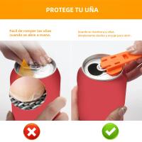 Set De 6 Abrazaderas De Botella Portátil Y Reutilizable Para Botellas De Cerveza Y Cola Herramienta De Camping Suministros De Cocina Tamaño Compacto - details 4
