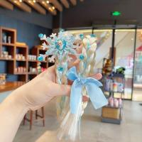 Diadema De Encaje Creativa Para Niñas Diadema De Princesa De Nieve Con Borla Adorno De Cabello Estilo Cosplay Accesorio Para Mujer - details 27
