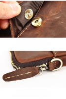 Bolso De Hombro Para Hombre En Cuero Genuino Multifuncional Y De Gran Capacidad Bolso Cruzado De Cuero Con Tassel Bolso De Mano Casual Para Fiestas - details 14