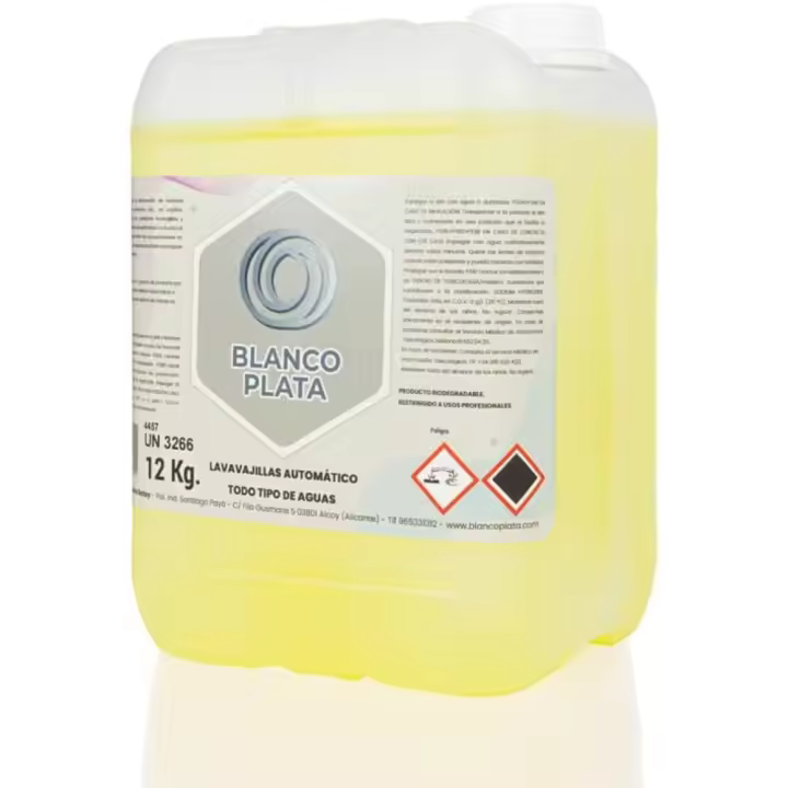 Lavavajillas Automático Blancoplata 10 litros Para máquinas lavavajillas profesionales Todo tipo de aguas Cuberterías, vajillas, cristalerías - 1