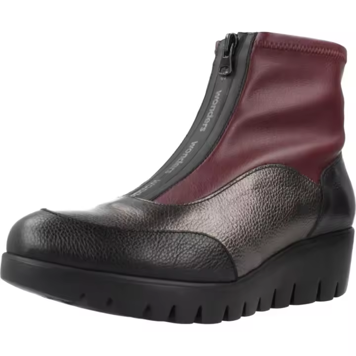 Botines Mujer Marca Wonders Modelo Camelus - 1