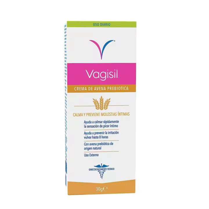 Vagisil crema de avena prebiótica 30 gr - 1