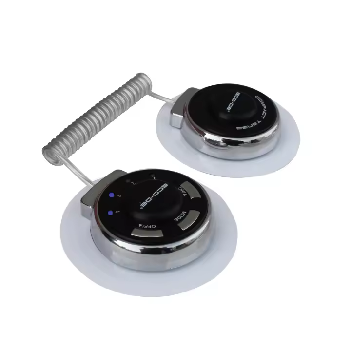 ECODE® Electroestimulador EMS/TENS Portátil con 6 Programas y 10 Intensidades | Entrenamiento Pasivo y Masaje Muscular | Compacto y Fácil de Usar - 1