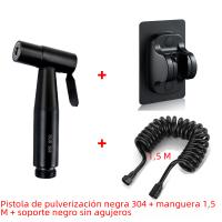 Juego De Rociador De Bidet Portátil En Acero Inoxidable 304 Con Regleta De Ducha Para Inodoro Roce Vertical Autolimpieza Montaje En Pared - details 10