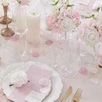 200Pcs/Bag Organza Rosas Artificiales Pétalos Para Accesorios De Boda Decoración Romántica Rosa Blush Hechos a Mano - details 1