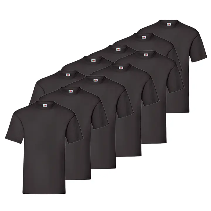 Pack 10 Camisetas Básicas Valueweight T Fruit Of The Loom 165 G/m² - 1