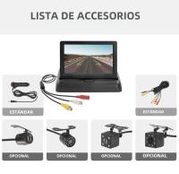 MJDOUD Monitor De Coche Con Cámara Trasera Pantalla TFT LCD HD De 4.3 Pulgadas Cámara De Apoyo LED Para Estacionamiento Fácil Instalación - details 5