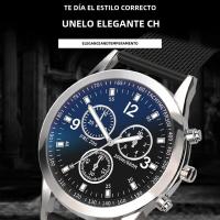 Reloj De Pulsera Deportivo De Lujo Para Hombres Relogio Masculino ISHOWTIENDA Cuero Correa De Acero Inoxidable Movimiento Cuarzo Estilo Simple - details 12