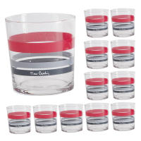 Set de 12 Vasos de 35cl con diseño a rayas Pierre Cardin - details 0
