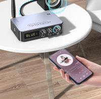 Transmisor y receptor de Audio M9 Pro, Bluetooth 5,1, NFC/3,5mm AUX/RCA/USB u-disk/TF/6,5 Mic/FM Radio DSP, adaptador inalámbrico de música HIFI - details 14