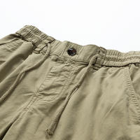 Pantalones Cargo Retro de Invierno para Hombres Comodidad de Algodón, Largo Completo, Múltiples Bolsillos, Estilo Casual de Sweat - details 9