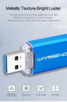 WANSENDA Drive de Memoria USB Tipo C Hardware de Interfaz 128GB-512GB Drive de Almacenamiento de Datos - details 7
