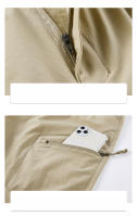 Pantalones Cargo para Hombres CHAIFENKO Comodidad Suelta, Múltiples Bolsillos, Transpirable para Primavera/Verano - details 7