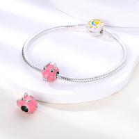Encanto de Plata Esterlina S925 Unicornio Floral Mariposa Para Pulsera Original de 3mm Joyería Fina de Cumpleaños para Mujeres Regalo de Piedra Principal de Zirconio - details 49
