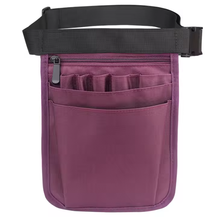 Riñonera de nailon para mujer, bolso de hombro, organizador de enfermera, cinturón, bolsillo adicional, accesorios para herramientas - 1