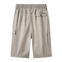 Pantalones Cargo Cortos de Algodón para Hombres CHAIFENKO Ajuste Regular, Múltiples Bolsillos, Transpirables para Verano al Aire Libre - details 2