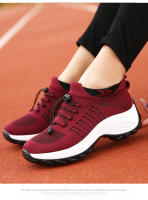 Zapatos de Caminada para Mujer Calcetines de Moda Zapatillas Transpirables Cómodos para Cuidado Postparto Plataforma Casual Loafers Antideslizantes - details 10