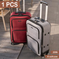 Maleta de Tela de Mano de 20 Pulgadas, Expandible para Cabina de Avión, con 4 Ruedas Giratorias, Maletas de Embarque Expandibles, Maleta Trolley de Gran Capacidad - details 0
