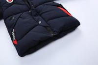 Chaqueta de plumón para niños y niñas, abrigo grueso y cálido con capucha y cuello de piel, color azul marino, Parka de 2 a 10 L-3XL, para invierno - details 6