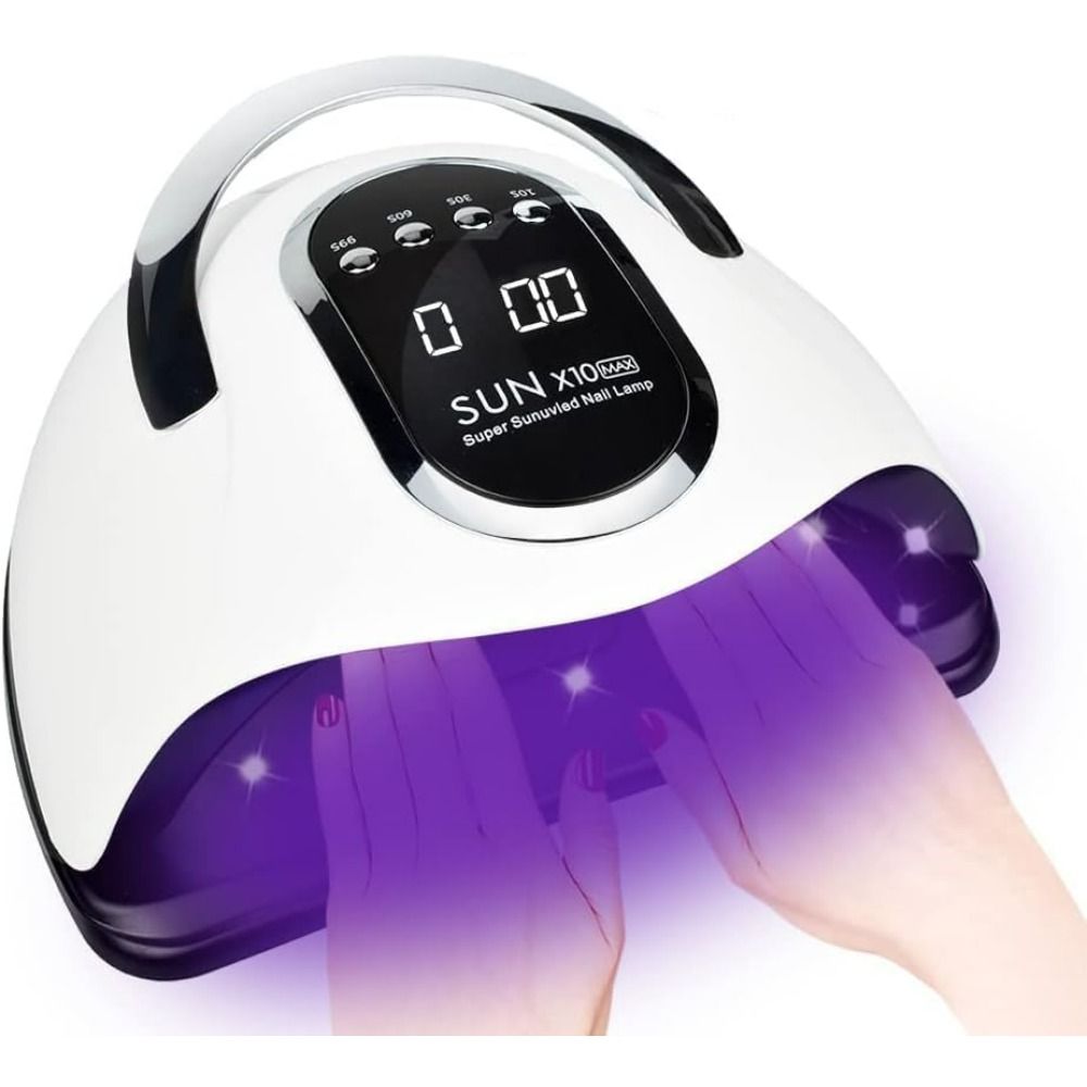 Lámpara de Uñas LED UV de 280W de Secado Rápido con Sensor Automático 66 LED Portátil con 4 Ajustes de Temporizador Marca YOUEYOU