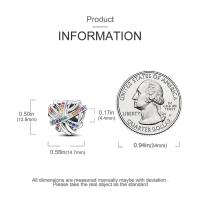 Encantos de Serie Zirconia de Plata Esterlina S925 100% Real para Mujeres Joyería Fina de Cumpleaños Ajuste a Pulsera y Bangle de 3mm - details 28