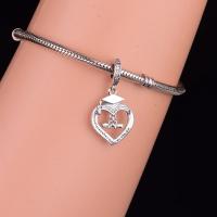 Cuentas de plata 925 con forma de corazón, accesorio con certificado de graduación, compatible con pulsera FINA Original, regalo de joyería de Graduación - details 2