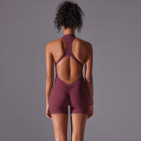 Conjunto Deportivo Hamidou Monos de Yoga sin Mangas con Cuello en V Material de Nylon - details 75