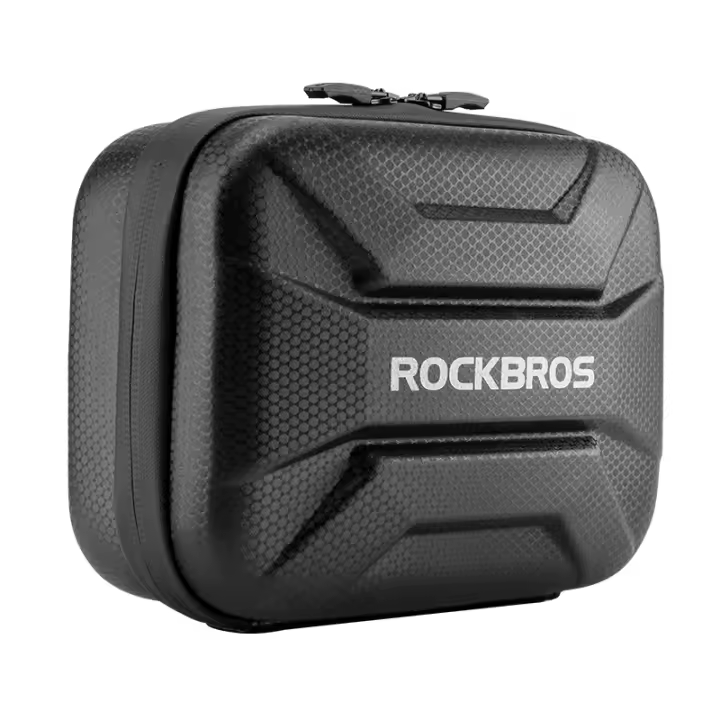 Bolsa de Bicicleta ROCKBROS Impermeable con Carcasa Dura para Scooter Eléctrico y Ciclismo en Carretera Poliéster y Película PU Bolsa de Almacenamiento Reflectante con Cierre de Cremallera - 1