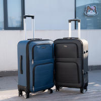 Maleta de Tela de Mano de 20 Pulgadas, Expandible para Cabina de Avión, con 4 Ruedas Giratorias, Maletas de Embarque Expandibles, Maleta Trolley de Gran Capacidad - details 12