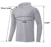 MAGCOMSEN camiseta con capucha de protección solar anti uv con agujeros para los pulgares sudaderas de secado rápido - details 0