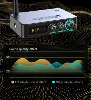 Transmisor y receptor de Audio M9 Pro, Bluetooth 5,1, NFC/3,5mm AUX/RCA/USB u-disk/TF/6,5 Mic/FM Radio DSP, adaptador inalámbrico de música HIFI - details 4