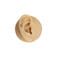 Piercing de titanio G23 para el cuerpo, accesorio con forma de serpiente, abeja, pluma, labio, cartílago, Labret, oreja, lengua, Helix, roscado, joyería, 1 ud. - details 1