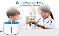 Fuente de agua para gatos, bebedero automático para mascotas sin BPA de 1,6 L/56 oz con bomba ultrasilenciosa y nivel de agua visible, regalo perfecto para gatos. # ofertas para ti días - details 0
